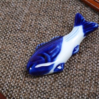 Keramische Eetstokjes Houder Leuke Vis Vorm Eetstokjes Mat Ondersteuning Keuken Servies Nieuwjaar Kids Japanse Stijl Home Decor A-1