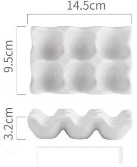 Keramische Ei Lade Huishoudelijke Servies Ei Rooster Opbergdoos Woondecoratie Keuken Koelkast Vers Houden Eieren Ornamenten style4