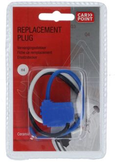 keramische fitting H4 (P43T) blauw