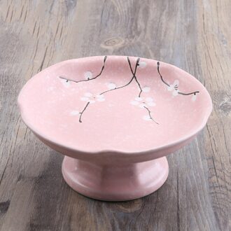 Keramische Fruitschaal Cake Dessert Display Plaat Multifunctionele Opbergvak Restaurant Hotel Dienst Levert Prachtige