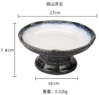 Keramische Fruitschaal Cake Dessert Display Plaat Multifunctionele Opbergvak Restaurant Hotel Dienst Levert Prachtige