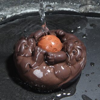 Keramische Geluk Thee Huisdier Ornamenten Theeceremonie Accessoires Thee Play Transporter