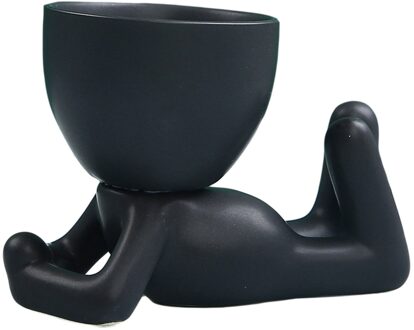 Keramische Ingemaakte Vaas Menselijk Lichaam Nordic Bloempotten Shpae Creatieve Karakter Modellering Bloempot Desktop Home Decor