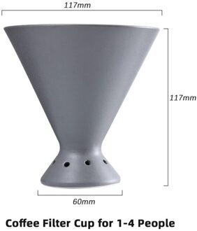 Keramische Koffie Filter Set Hand Brouwen Koffie V60 Druppelaar 650Ml Koffie Pot Met Filter Cup Huishoudelijke Giet Over Koffie maker 1stk koffie filter