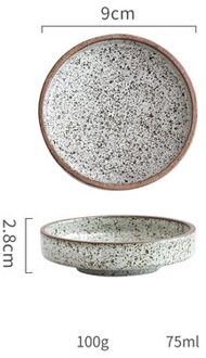 Keramische Kruiden Schotel Retro Japanse Creatieve Saus Mosterd Sojasaus Azijn Dessert Borden Keuken Accessoires Trinket Dish