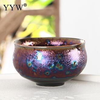 Keramische Kungfu Theekopje Chinese Porselein Thee Kopje Thee Kom Mysterieuze Cup Aardewerk Theeceremonie Theewaar Sets Accessoires Drinkware 83x45mm 90ml