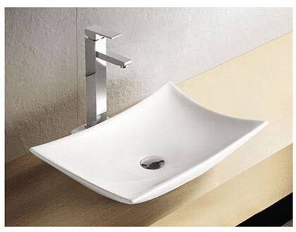 Keramische Opzetwastafel Hexia 56X37X10,5 cm Aqua Splash