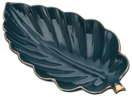 Keramische Plaat Sieraden Lade Scandinavische Stijl Keramische Sieraden Schotel Creatieve Bladvorm Opbergvak Lade Keuken Eetkamer Schotel Rood