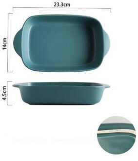 Keramische Plaat Woondecoratie Binaural Plaat Tafel Accessoires Bakpan Ontbijt Plaat Westerse Voedsel Plaat Huishoudelijke Servies style1