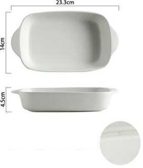 Keramische Plaat Woondecoratie Binaural Plaat Tafel Accessoires Bakpan Ontbijt Plaat Westerse Voedsel Plaat Huishoudelijke Servies style5