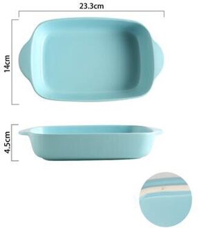 Keramische Plaat Woondecoratie Binaural Plaat Tafel Accessoires Bakpan Ontbijt Plaat Westerse Voedsel Plaat Huishoudelijke Servies style6