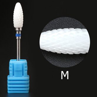 Keramische Polijsten Hoofd Voor Manicure Pedicure Frees Nail Art Boor Elektrische Nail Sander Pedicure Manicure Kit Blauw