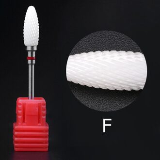 Keramische Polijsten Hoofd Voor Manicure Pedicure Frees Nail Art Boor Elektrische Nail Sander Pedicure Manicure Kit Rood