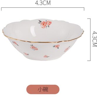 Keramische Servies Hone Diner Gerechten Platen Set Elegante Phnom Penh Slakom Lepel Westerse Steak Dessertbord Keukengerei 5.5 duim bowl