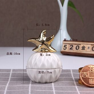 Keramische Sieraden Doos Mode Creatieve Verzegelde Pot Snoep Sieraden Opslag Opslagtank Keuken Opslag Potten Met Deksel B