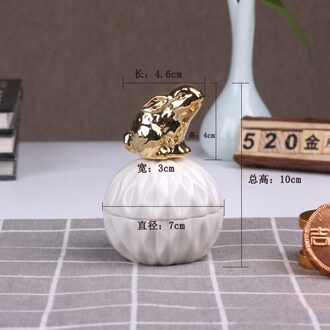 Keramische Sieraden Doos Mode Creatieve Verzegelde Pot Snoep Sieraden Opslag Opslagtank Keuken Opslag Potten Met Deksel F