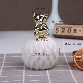 Keramische Sieraden Doos Mode Creatieve Verzegelde Pot Snoep Sieraden Opslag Opslagtank Keuken Opslag Potten Met Deksel