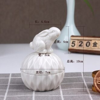 Keramische Sieraden Doos Mode Creatieve Verzegelde Pot Snoep Sieraden Opslag Opslagtank Keuken Opslag Potten Met Deksel