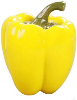 Keramische Thee Bus Voedsel Containers Losse Thee Tin Koffie Jar Spice Noten Opslag Bus geel