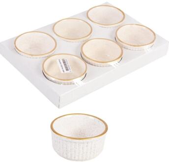 Keramische Vergulde Ovenvaste Schotel 6'lı