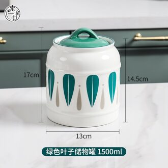 Keramische Verzegelde Pot Suikerpot Met Deksel Europese Koffieboon Opslagtank Keuken Opbergdoos Home Decoratie Ornamenten A-M 1stk