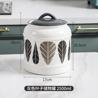 Keramische Verzegelde Pot Suikerpot Met Deksel Europese Koffieboon Opslagtank Keuken Opbergdoos Home Decoratie Ornamenten B-L 1stk