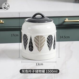 Keramische Verzegelde Pot Suikerpot Met Deksel Europese Koffieboon Opslagtank Keuken Opbergdoos Home Decoratie Ornamenten B-M 1stk