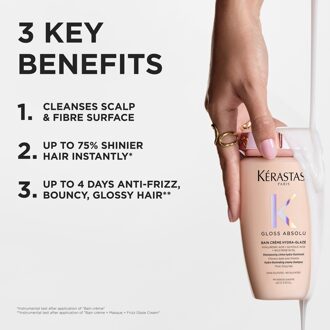 Kerastase Kérastase Gloss Absolu Bain Crème Hydra-Glaze Shampoo For Thick Frizzy Hair 250ml