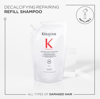 Kerastase Kérastase Première Shampoo Decalcifying & Repairing Refill Pouch for Damaged Hair with Pure Citric Acid and Glycine 500ml