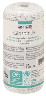 Keratex gipsverband - 2 meter x 10 cm - rollen - wit- huidvriendelijk