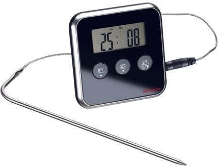 Kernthermometer Zilver, Zwart