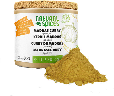 Kerrie poeder madras - 60 gram