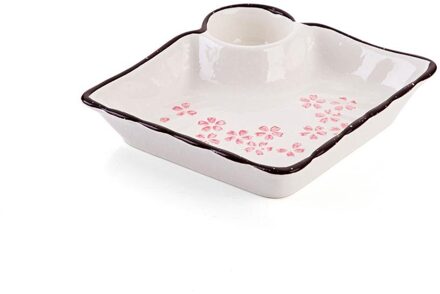 Kersenbloesem Keramische Schotel Creatieve Japan Servies Diner Plaat Knoedel Plaat Met Azijn Ontbijt Kleine Schotel Fruitschaal als pic tonen