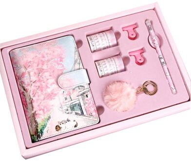 Kersenbloesems Sakura 80 Vellen A6 Losbladige Notebook Journal Agenda Planner Set Kawaii Briefpapier