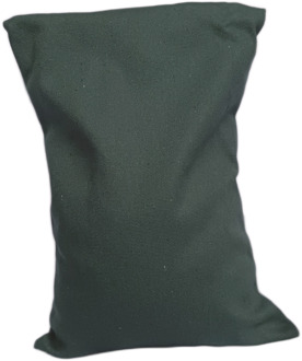 Kersenpitkussens.be Ecologisch Kersenpitkussen 30x20 cm met wasbaar hoesje (Kleur: Donker Groen)