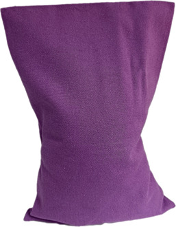 Kersenpitkussens.be Ecologisch Kersenpitkussen 30x20 cm met wasbaar hoesje (Kleur: Paars)