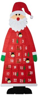 Kerst Adventskalender Muur Opknoping Santa Voelde Advent Kalender Met Zakken 24 Dagen Kalender Kerstversiering