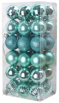 Kerst Bal Boom Decor Party Meerdere Kleuren Opknoping Bal Ornament Decoraties Voor Huis Xmas Decoraties 4Cm 36Pcs