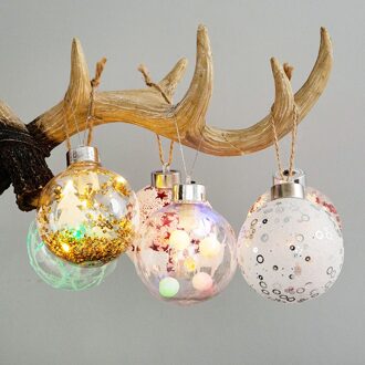 Kerst Bal Ornament Led Decoratieve Licht Voor Bruiloften Kerstboom Decoratie Ornamenten rood sneeuwman