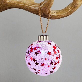 Kerst Bal Ornament Led Decoratieve Licht Voor Bruiloften Kerstboom Decoratie Ornamenten ster