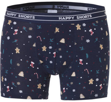 Kerst boxershorts 2-pack heren christmas allover Rood - XL