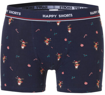 Kerst boxershorts 2-pack heren cool rudolph Groen - L