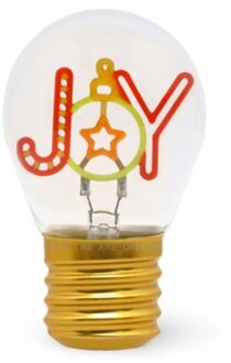 kerst bulb fiction tafellamp - joy