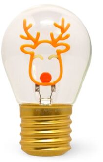 kerst bulb tafellampje - reindeer