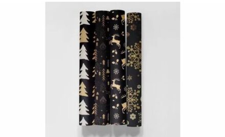 Kerst cadeaupapier shining x-mas, 150 x 70 cm