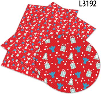 Kerst Cartoon Gedrukt Synthetische Faux Lederen 30 Cm X 136Cm Voor Diy Handgemaakte Naaien Kleding Decoratieve Supplies l319 L3192