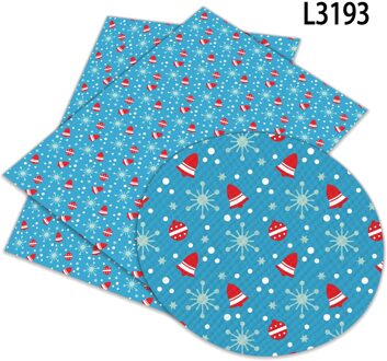 Kerst Cartoon Gedrukt Synthetische Faux Lederen 30 Cm X 136Cm Voor Diy Handgemaakte Naaien Kleding Decoratieve Supplies l319 L3193