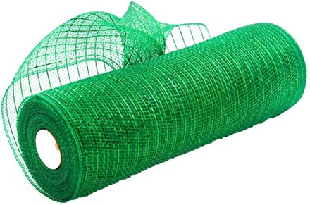 Kerst Deco Poly Mesh Lint Met Metallic Folie Elke Rol Voor Kransen Swags Bows Wikkelen En Decoreren Rolls #45 GN