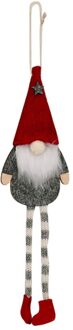 Kerst Decoratie Boom Ornamenten Bos Kerstman Opknoping Benen Faceless Pop Hanger Houten Kerst Dwerg Pop