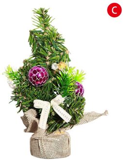 Kerst Decoratie Mini Boom Festival Desktop Decoratie Kleine Boom Boom Festival Party Decoratie Voor Thuis Nieuwjaar stijl C